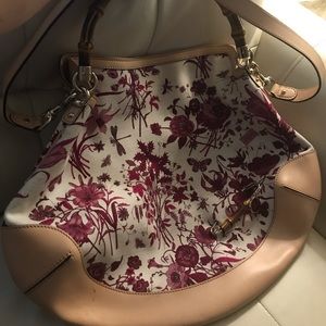 Gucci Flora Peggy Bamboo Hobo